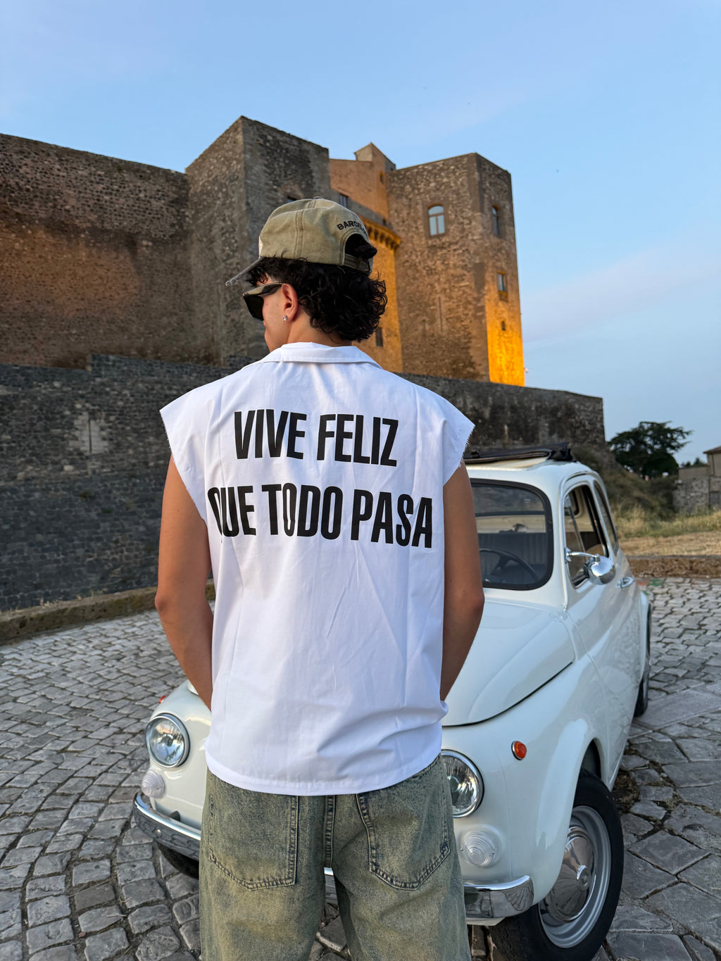 CAMICIA VIVE FELIZ (SALDI)